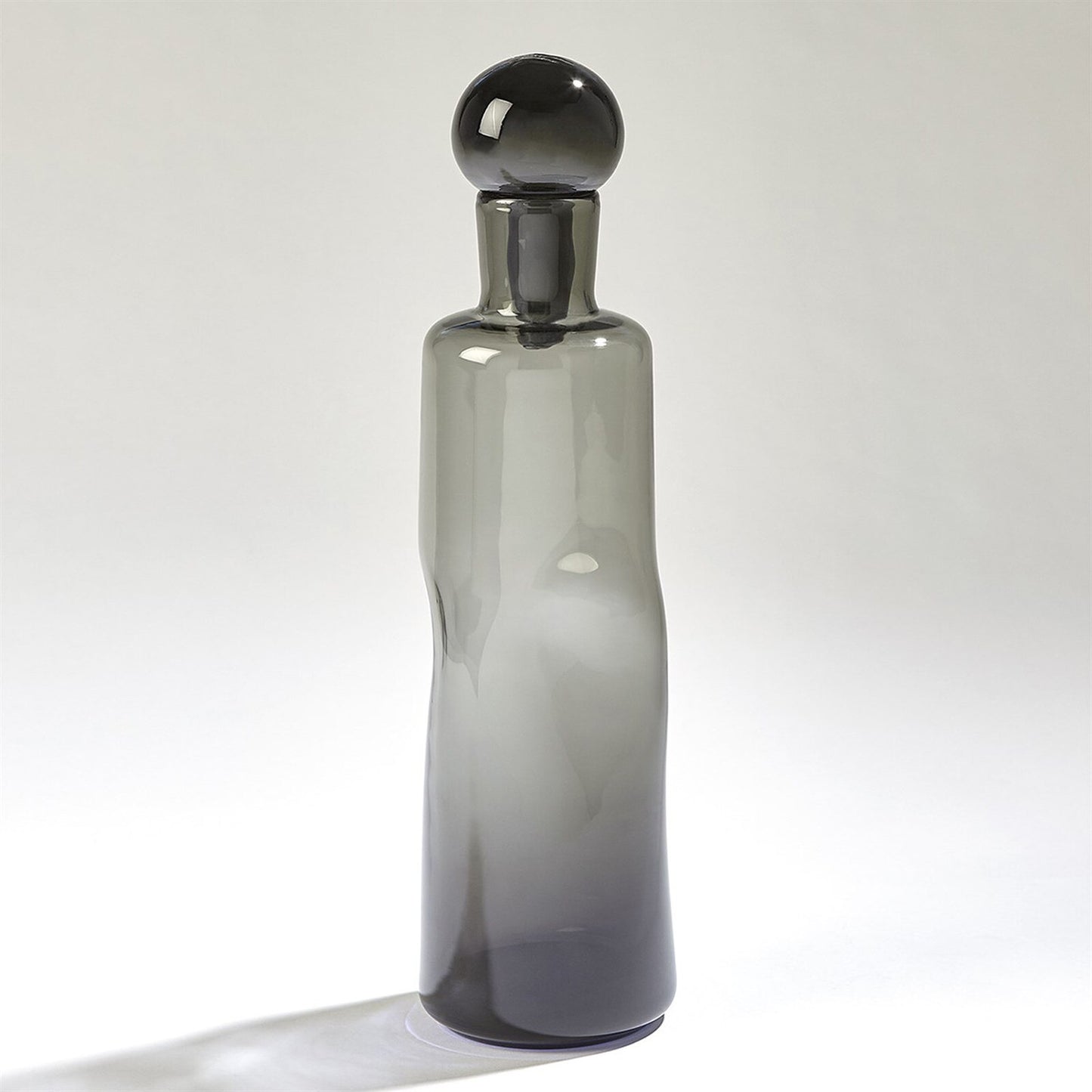 Pinched Gray Decanter - Short