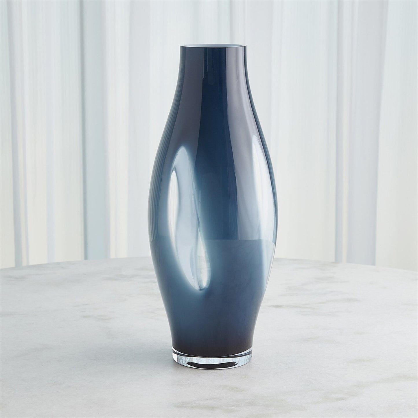 Fly Through Night Blue Vase - Large