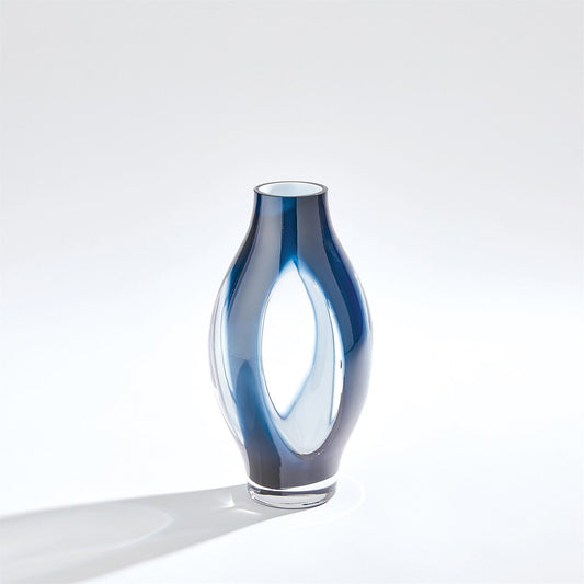 Fly Through  Night Blue Vase - Small