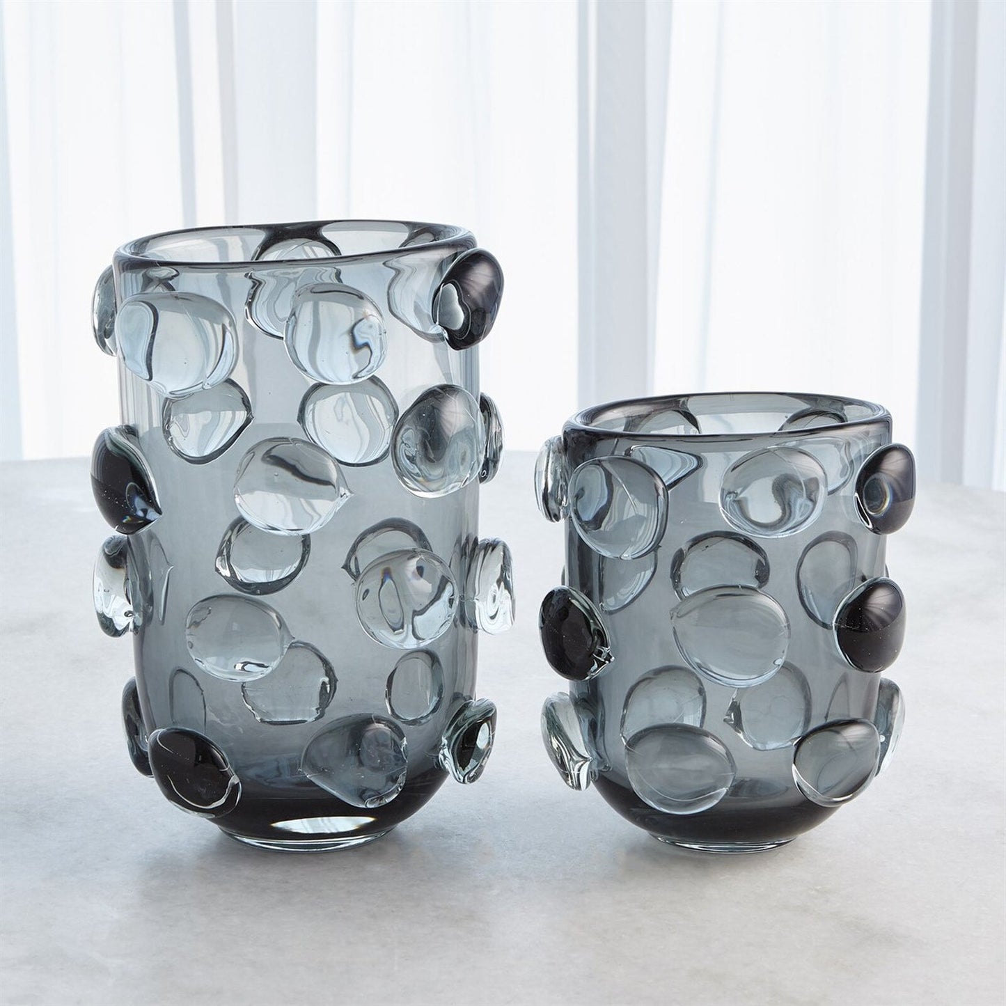 Rondelle Gray Vase - Small