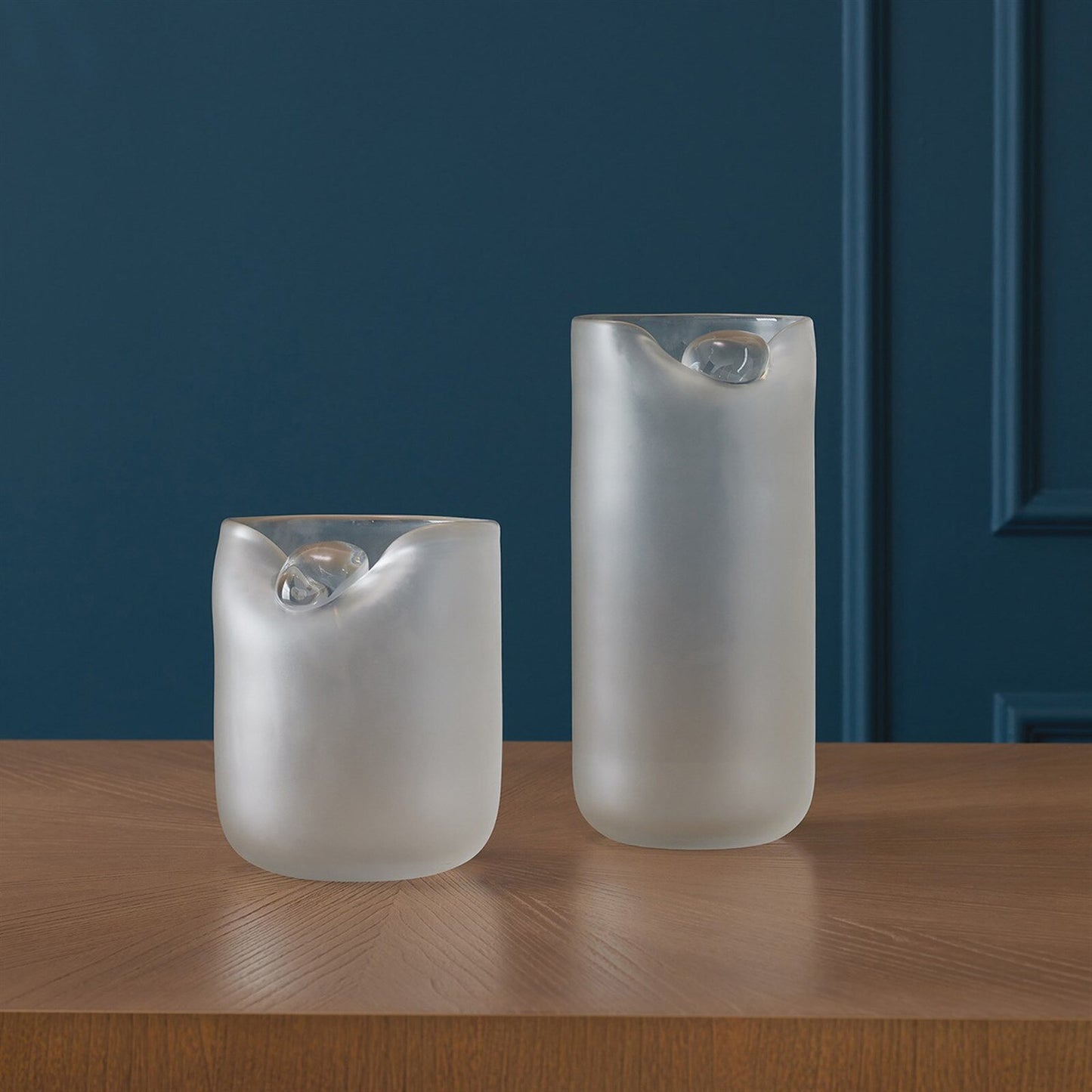 Frosted Poise Vase - Small