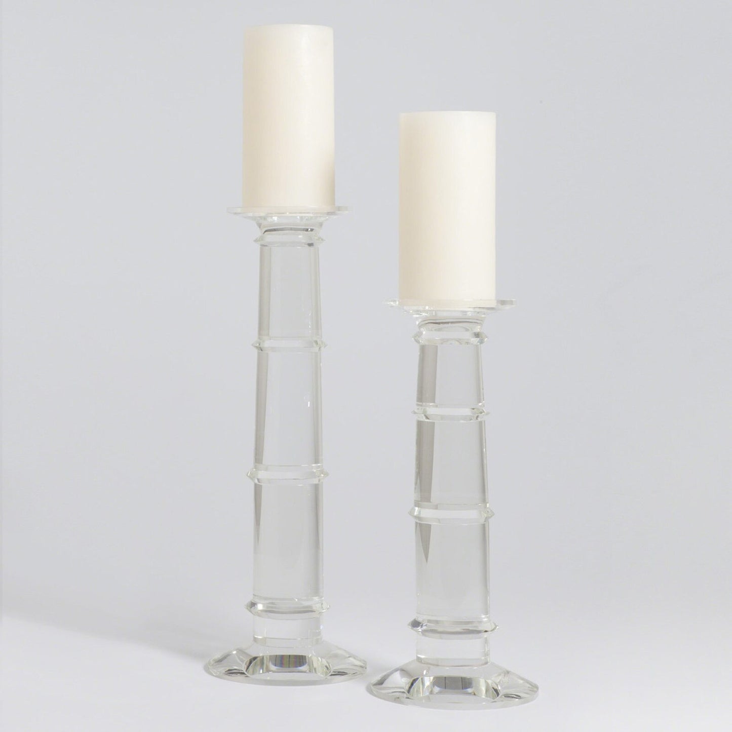 Ice Pillar Large Candle Holder