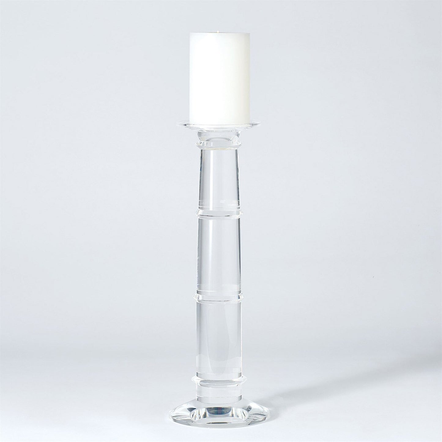 Ice Pillar Large Candle Holder