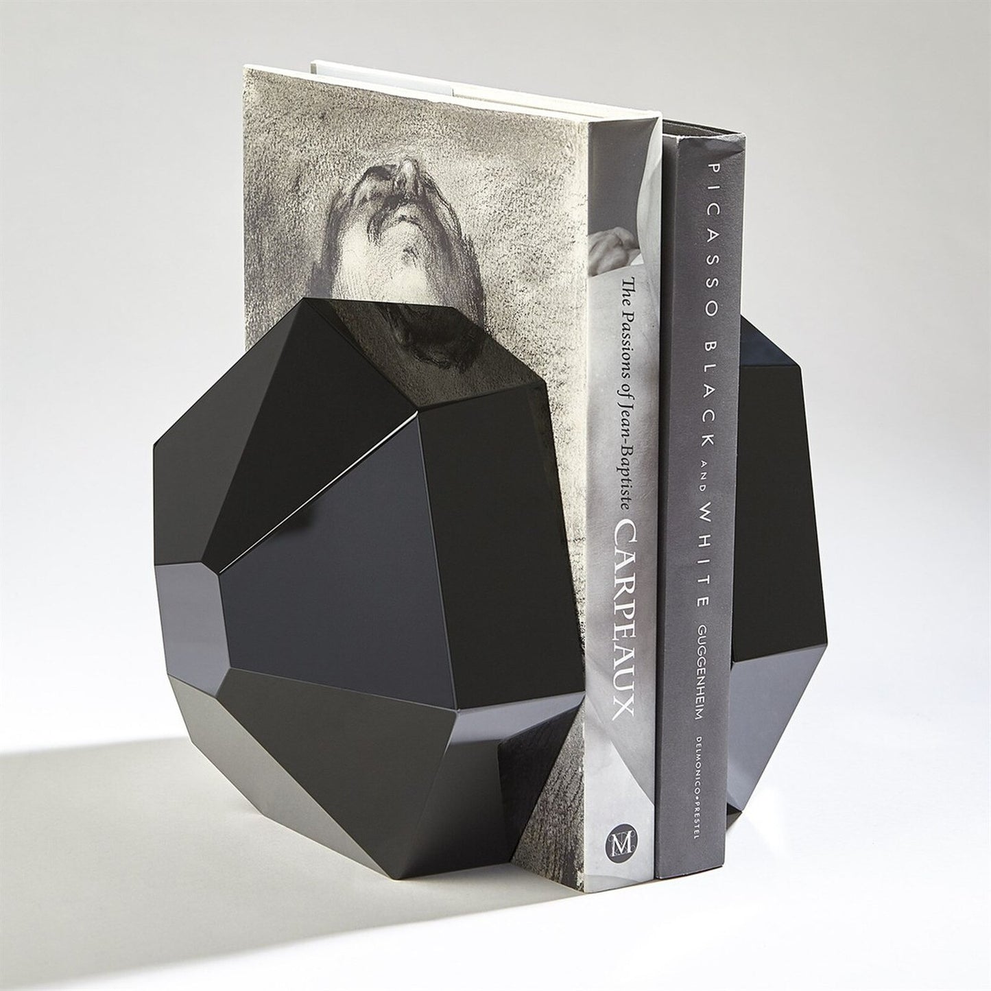 Black Crystal Bookend - Set of 2