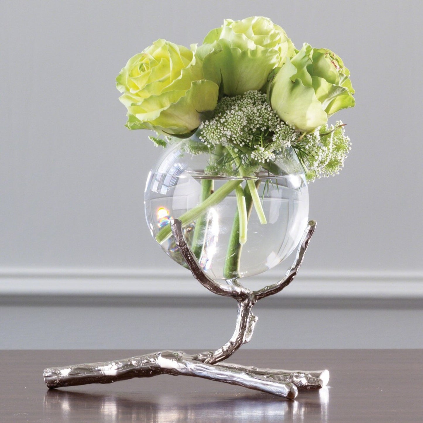 Twig Nickel Vase Holder