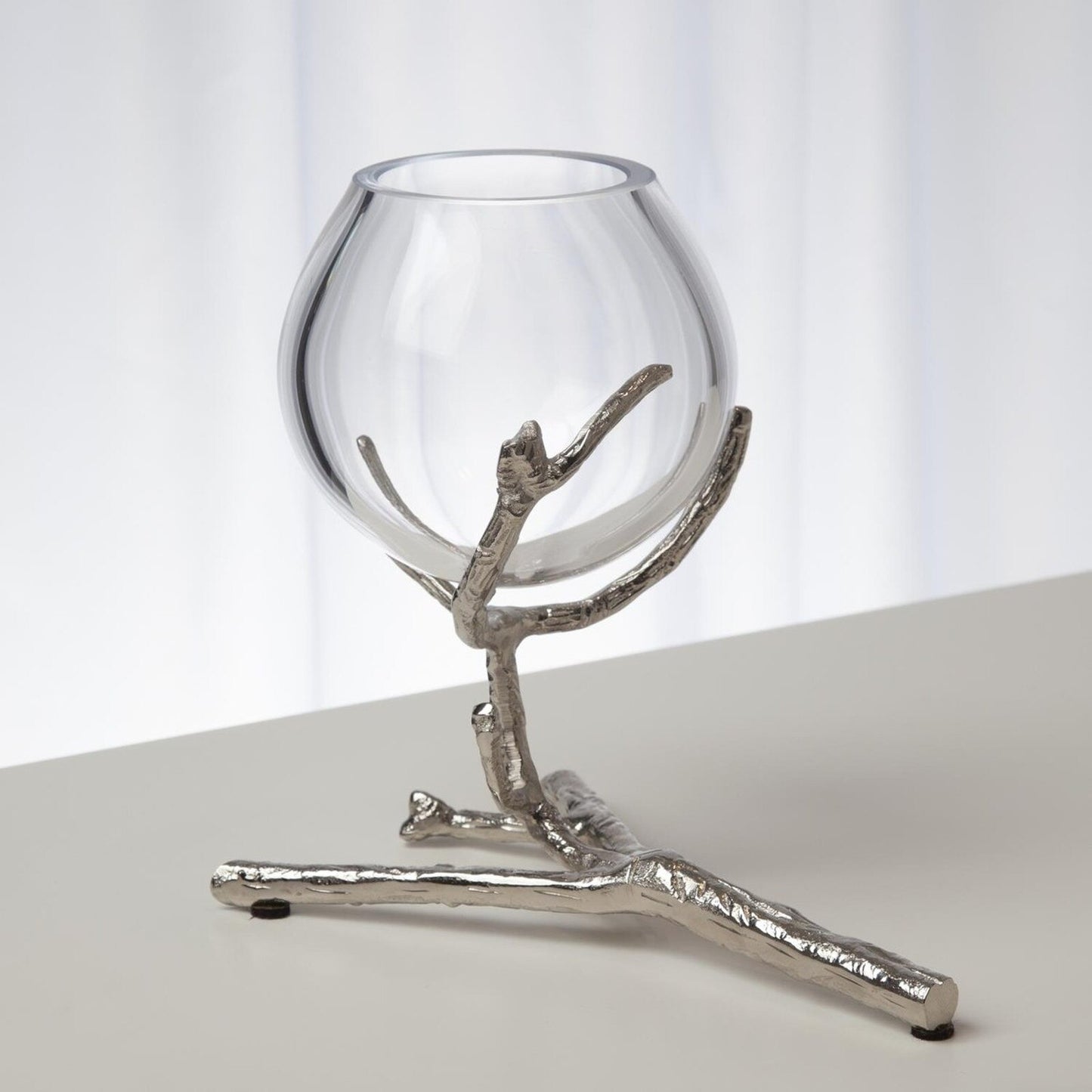 Twig Nickel Vase Holder