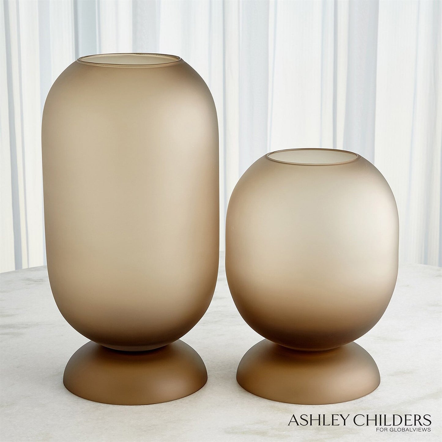 Ashton Topaz Vase - Short