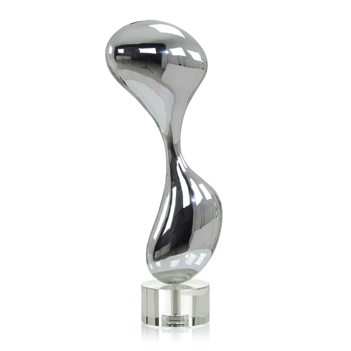 Mirror Chrome Stainless Steel Abstract Sculpture