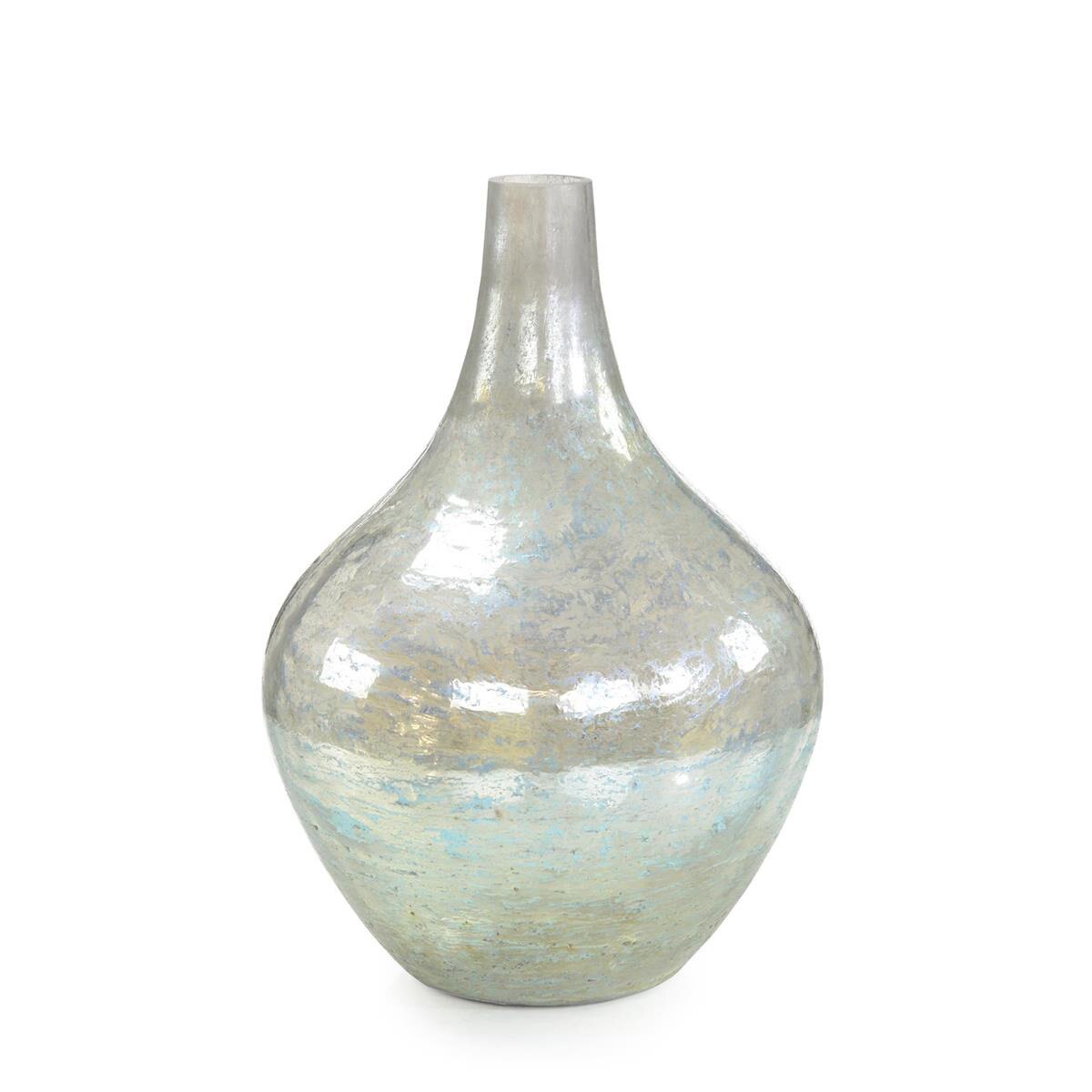 50" Green Luster Vase