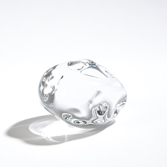 Small Clear Dimple Paperweight