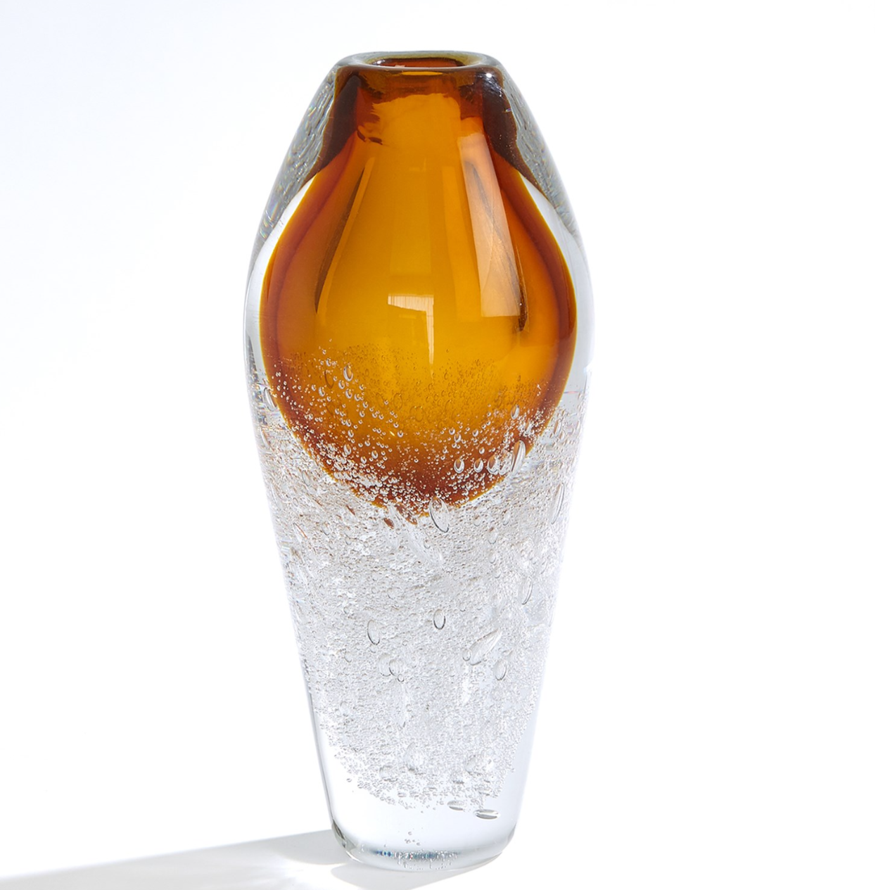 Majestic Amber Venus Vase