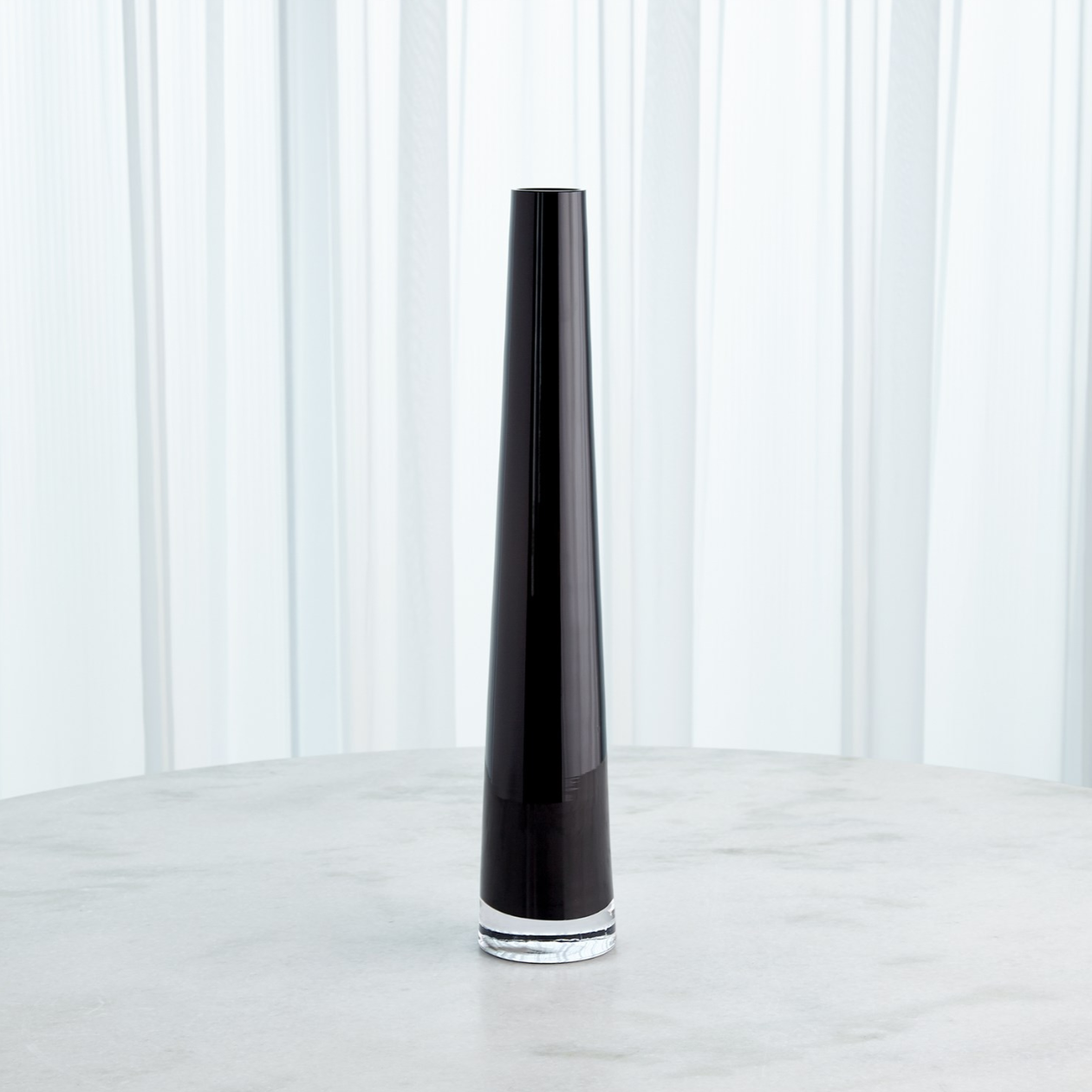 Obsidian Elegance Vase - Small