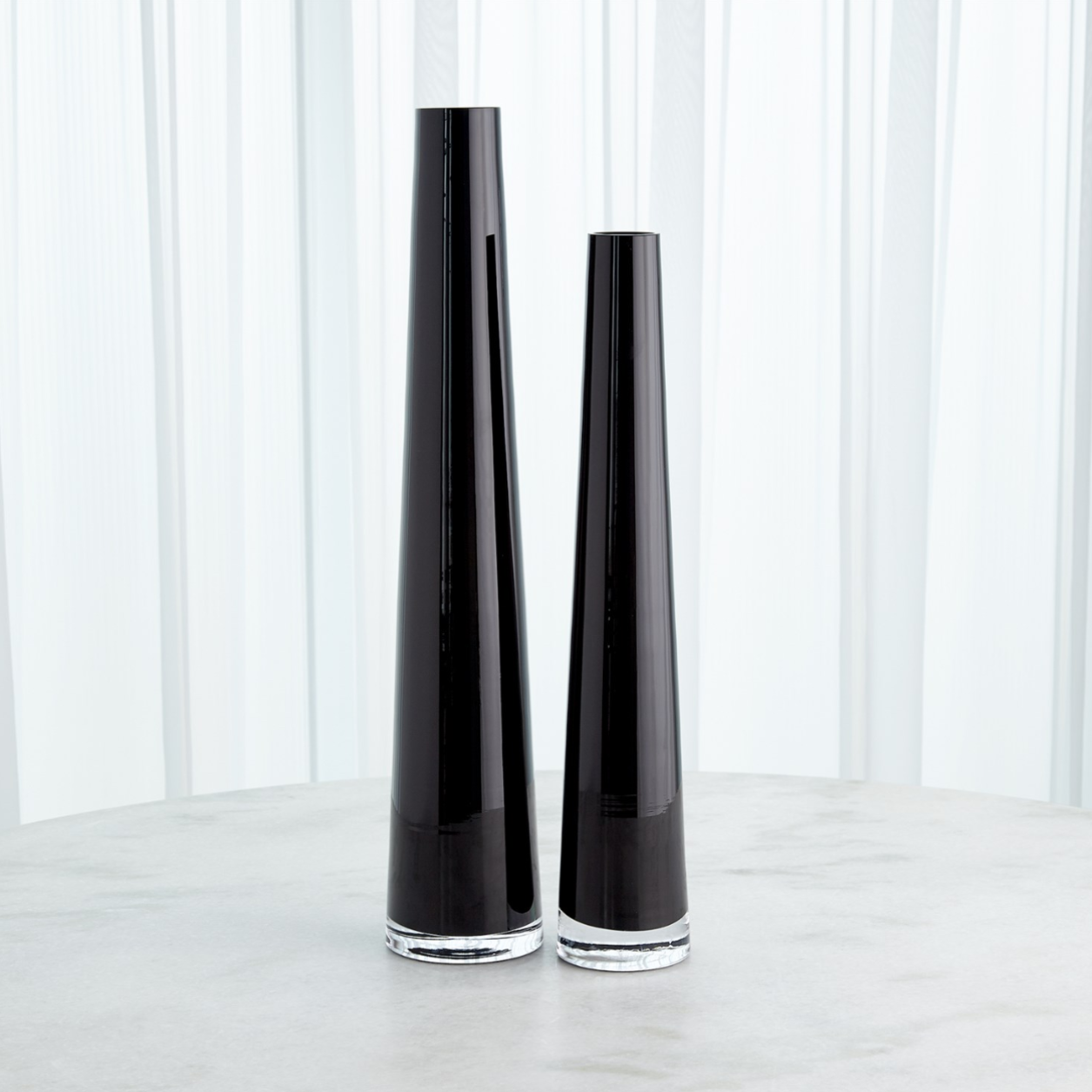 Obsidian Elegance Vase - Small