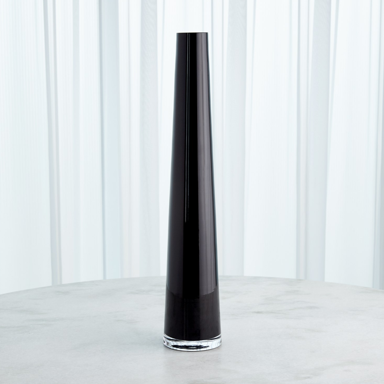 Obsidian Elegance Vase - Large