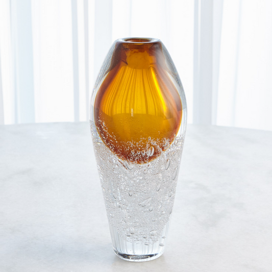 Majestic Amber Venus Vase