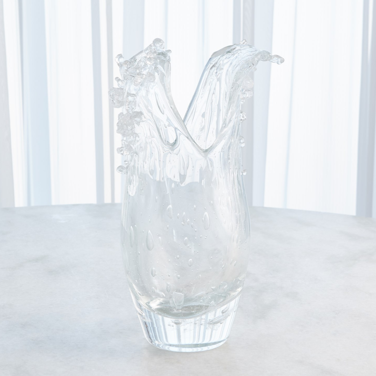 Crystal Wave Art Vase