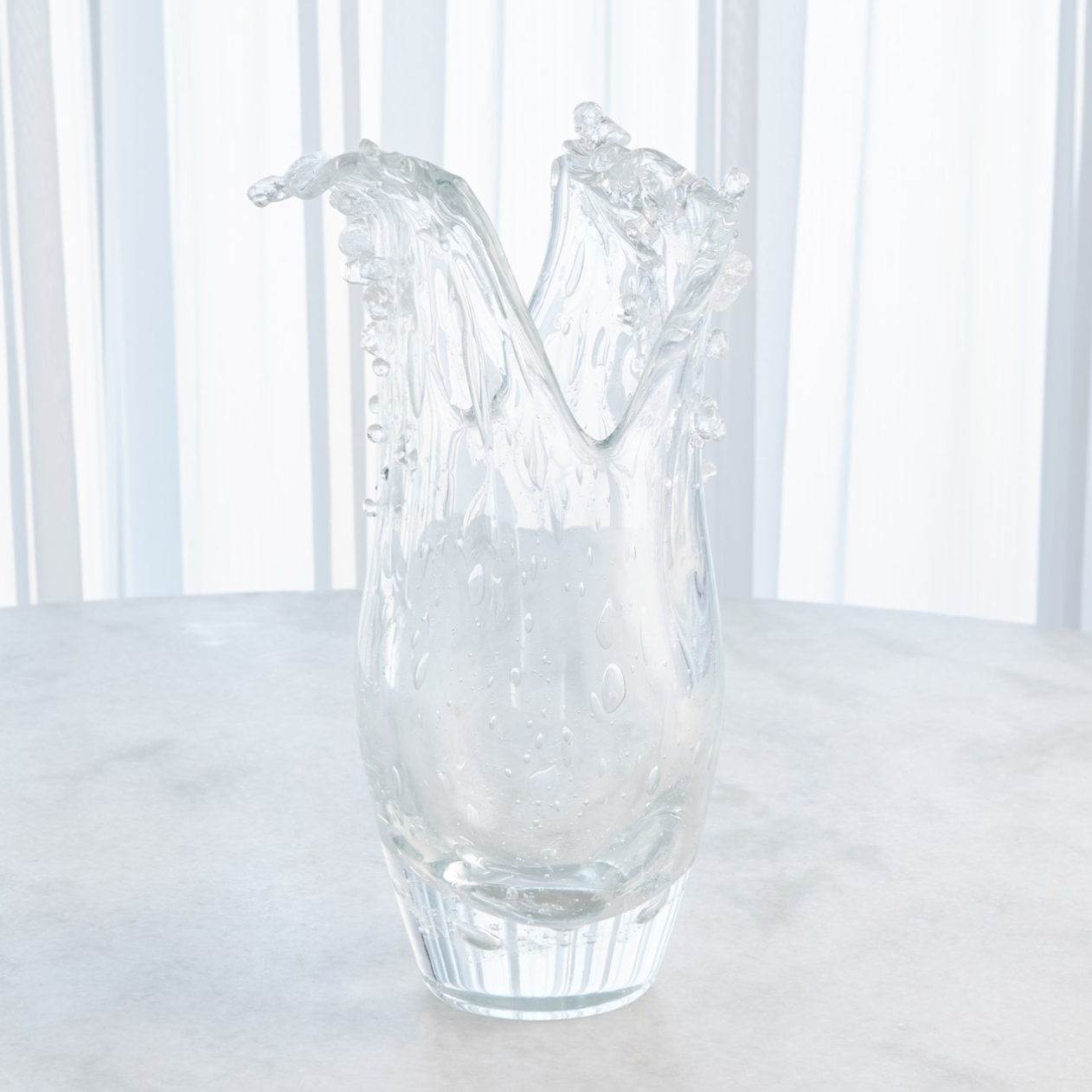 Crystal Wave Art Vase